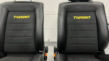 Full custom interior was designed with a very 80s theme!