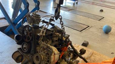 Asthmatic 1.8 carburettor engine was quickly removed in favour of turbo power!